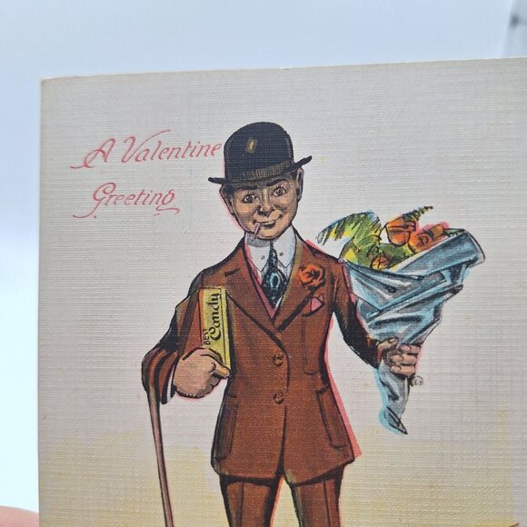Valentine Comics Johnnie Series No 264 Vintage Postcard Retro Humoristic Art Jon - Picture 5 of 6